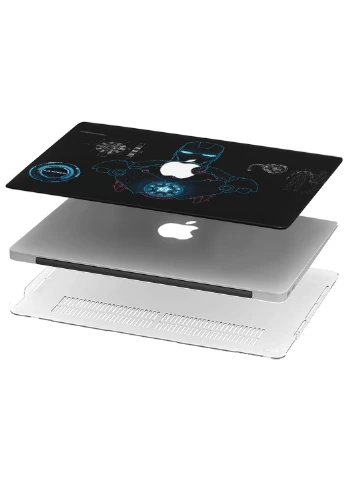 Чехол пластиковый для Apple MacBook Pro 13 A1278 Железный человек (Iron Man) (6347-2106) MobiPrint (218539133)