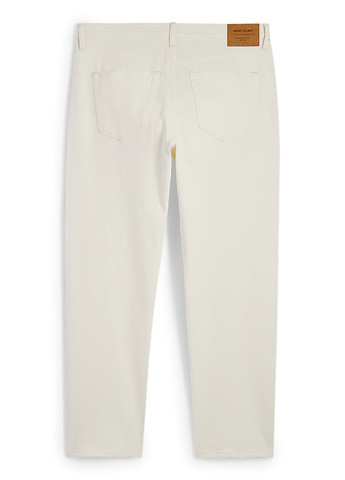 Белые демисезонные прямые джинсы C&A