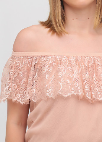 Персиковая летняя блуза Vero Moda