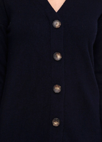 Темно-синее кэжуал платье Massimo Dutti однотонное