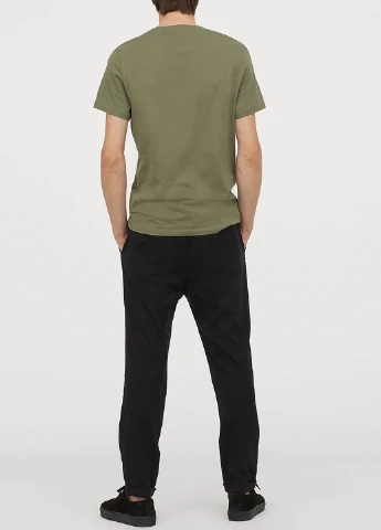 Хакі (оливкова) футболка H&M