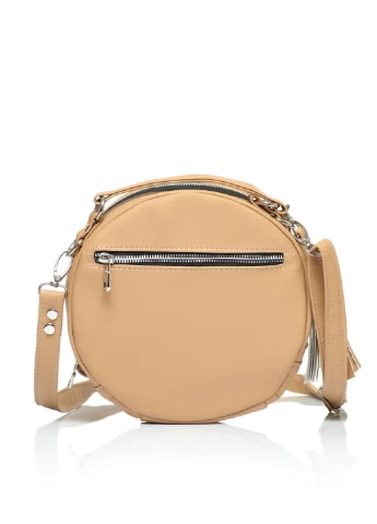 Жіноча кругла сумка-кросбоді 20х20х10 см Sambag (253174645)