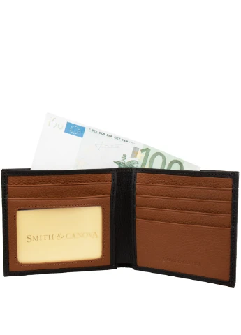 Чоловічий шкіряний гаманець 11,5х10х2 см Smith&Canova (252127343)