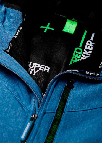 Синяя демисезонная куртка Superdry