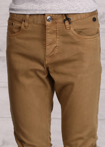 Оливковые джинсовые демисезонные зауженные брюки Fresh