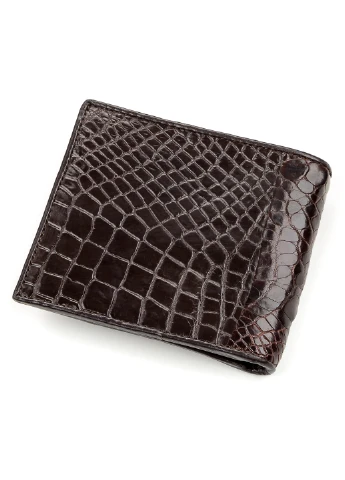 Чоловік шкіряний гаманець 11,5х 9,5 см Crocodile leather (229460819)