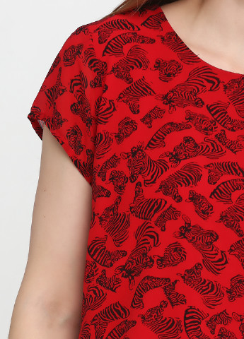 Красная летняя блуза Vero Moda