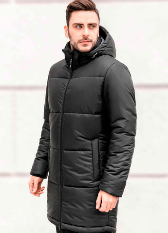 Чорний зимній Пуховик Sun's House