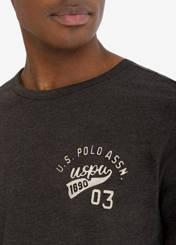 Черная футболка U.S. Polo Assn.