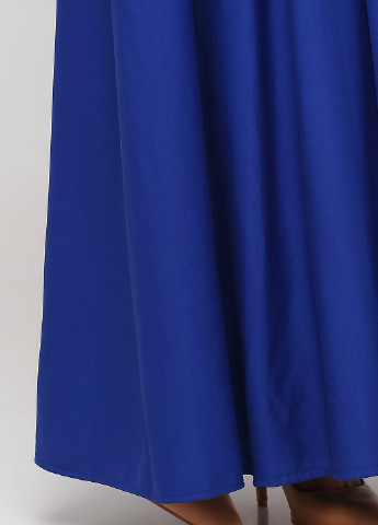 Темно-синя кежуал сукня кльош NikTan однотонна