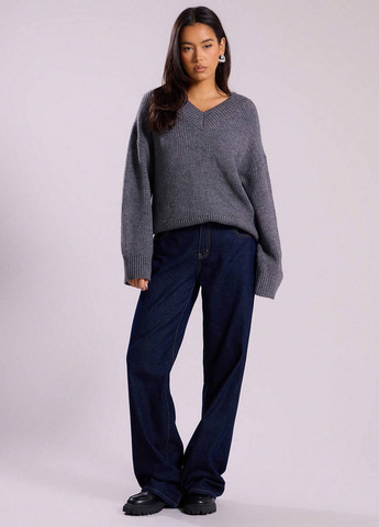 Темно-серый демисезонный пуловер пуловер SHEIN