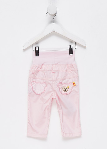 Светло-розовые кэжуал летние зауженные брюки Steiff