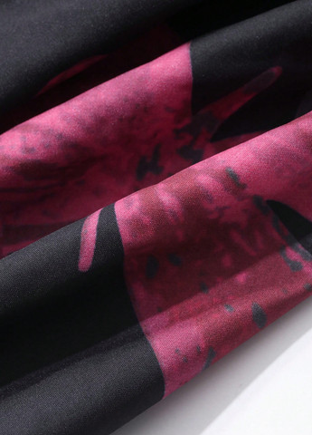 Черное праздничный, кэжуал платье а-силуэт SHEIN бабочки