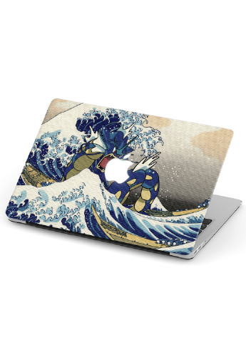 Чехол пластиковый для Apple MacBook Air 13 A1932 / A2179 / A2337 Нагасаки Велика Волна и Дракон Ван Гог (9656-2534) MobiPrint (218861873)