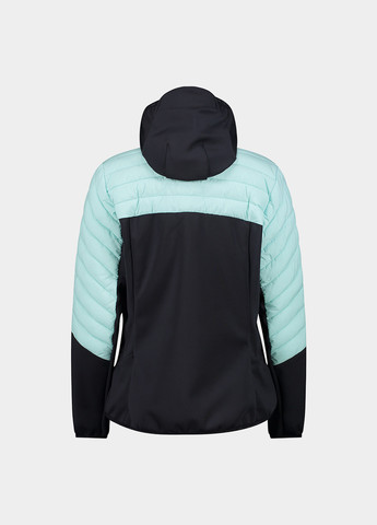 Голубая зимняя куртка CMP JACKET HYBRID FIX HOOD NYLON