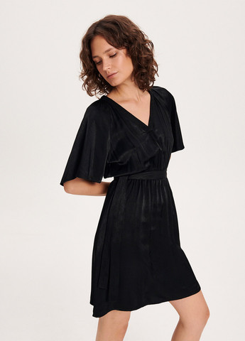 Чорна кежуал сукня Reserved однотонна