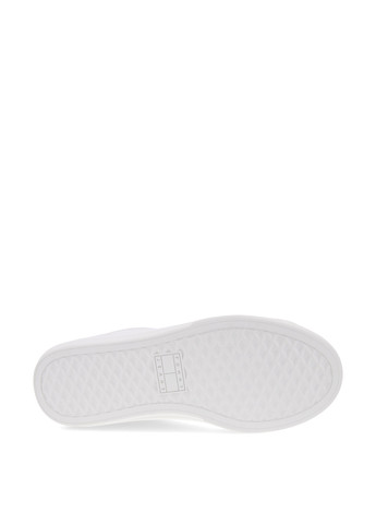 Кроссовки Tommy Jeans ESSENTİAL LEATHER CONTRAST CUPSOLE TRAİNERS белые демисезоны (348516888)