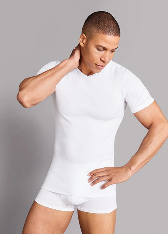 Белая футболка (3 шт.) с коротким рукавом Livergy