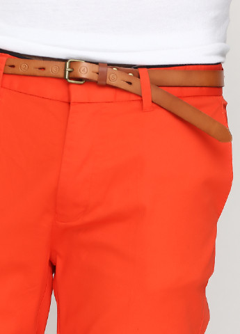 Оранжевые кэжуал демисезонные со средней талией брюки Scotch & Soda