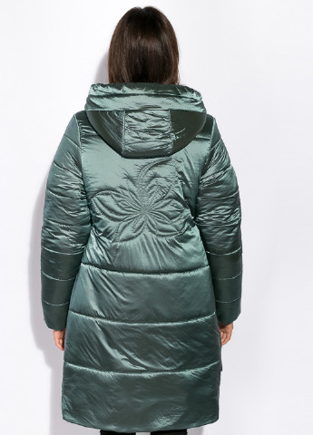 Сіро-зелена зимня куртка Time of Style