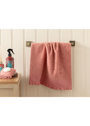 English Home полотенце, 50х70 см однотонный розовый производство - Турция