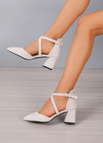 SHEIN Туфлі світло-бежевий з текстиль, китай — літо (325077865)