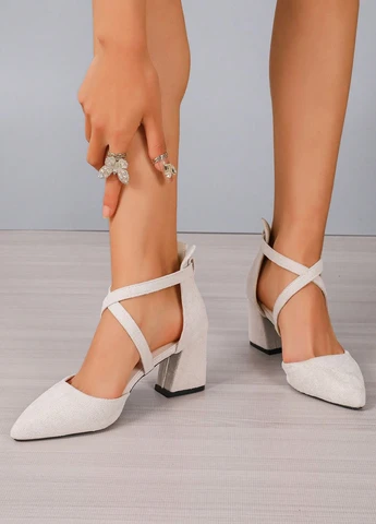 SHEIN Туфлі світло-бежевий з текстиль, китай — літо (325077865)