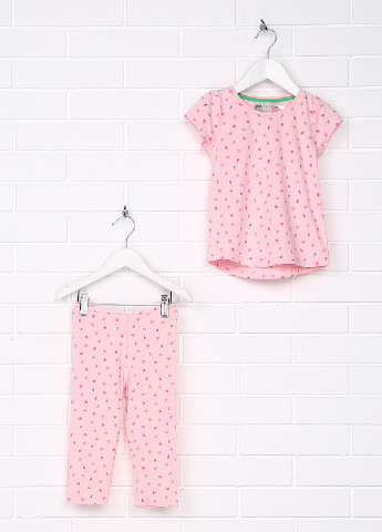 Розовая всесезон пижама (футболка, брюки) H&M