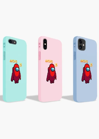Чохол силіконовий Apple Iphone 7 plus Амонг Ас Червоний (Among Us Red) (17364-2411) MobiPrint (219565498)
