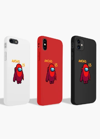 Чохол силіконовий Apple Iphone 7 plus Амонг Ас Червоний (Among Us Red) (17364-2411) MobiPrint (219565498)