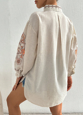 Бежевая блуза SHEIN