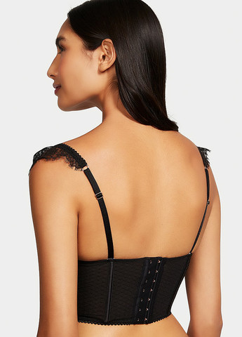 Чорний демісезонний комплект (бюст'є, трусики) Victoria's Secret