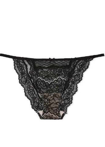 Чорний демісезонний комплект (бюст'є, трусики) Victoria's Secret