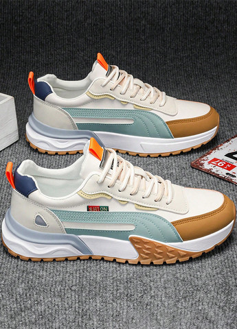 Цветные демисезонные кроссовки SHEIN