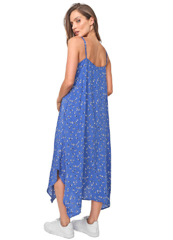 Синя кежуал сукня а-силует Gap з квітковим принтом