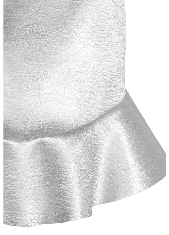 Серебряная кэжуал юбка H&M карандаш