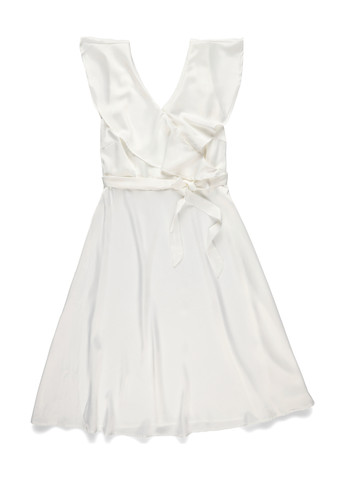 Білий кежуал сукня кльош Love Copenhagen однотонна