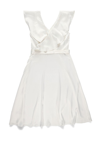 Білий кежуал сукня кльош Love Copenhagen однотонна