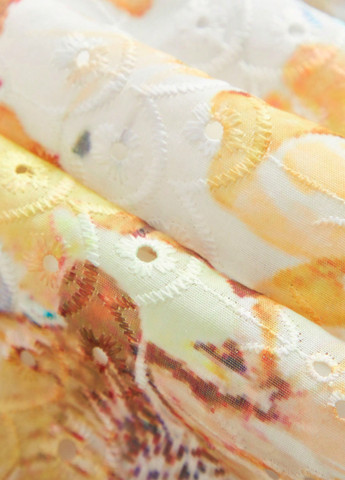 Комбінована кежуал сукня кльош SHEIN з квітковим принтом