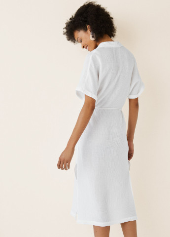 Белое кэжуал платье Women'secret однотонное