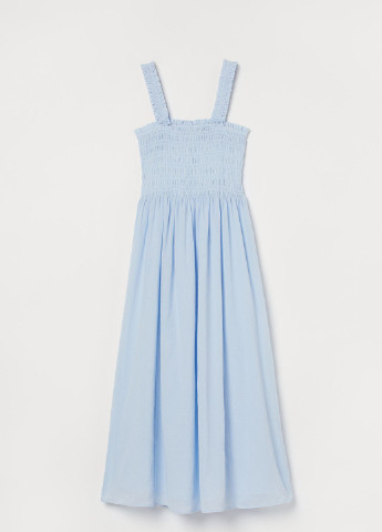 Світло-синя кежуал сукня H&M однотонна