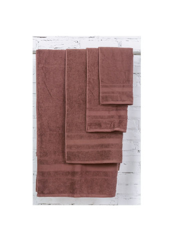 Mirson полотенце набор банный №5001 softness brown 40x70, 50x90, 70x140, 100x (2200003183252) коричневый производство - Украина