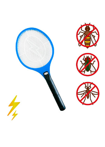 Мухобійка електрична ракетка від комарів мух знищувач комах електромухобійка на батарейках 51х21х3,5 см (36550-Нов) Unbranded (253683351)