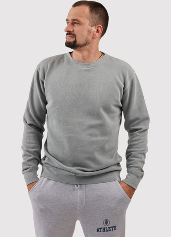 Сірий світшот Yesterdays однотонний без декору (361422217)