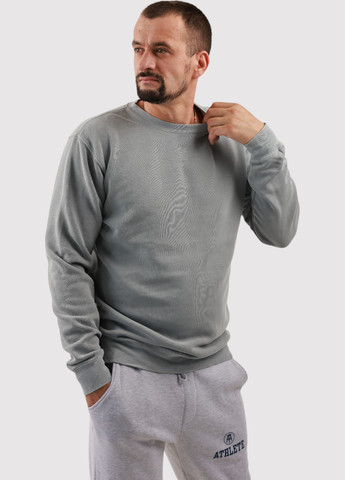 Сірий світшот Yesterdays однотонний без декору (361422217)