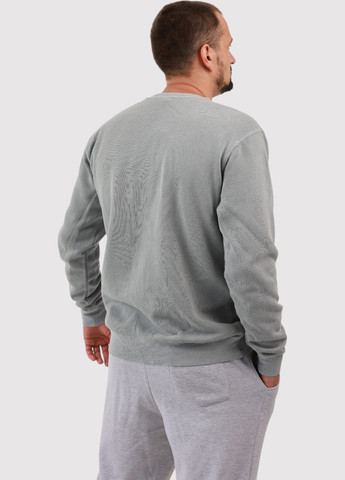 Сірий світшот Yesterdays однотонний без декору (361422217)