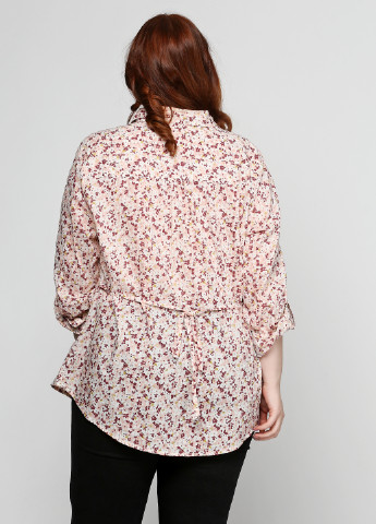 Персиковая кэжуал рубашка Merona
