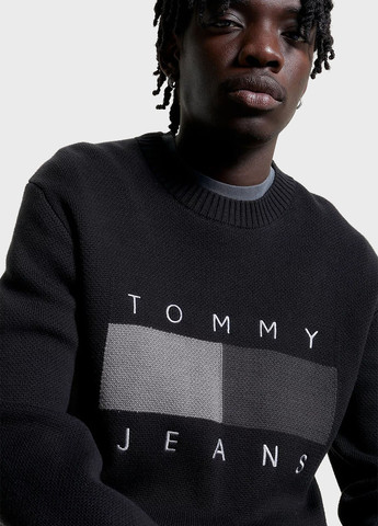 Черный демисезонный джемпер джемпер Tommy Jeans