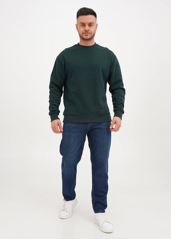 Смарагдовий світшот Trend Collection однотонний без декору (315067194)