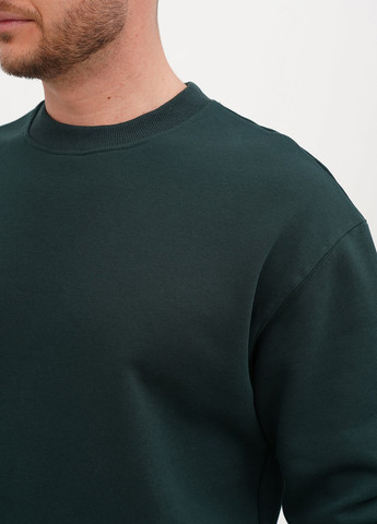 Смарагдовий світшот Trend Collection однотонний без декору (315067194)